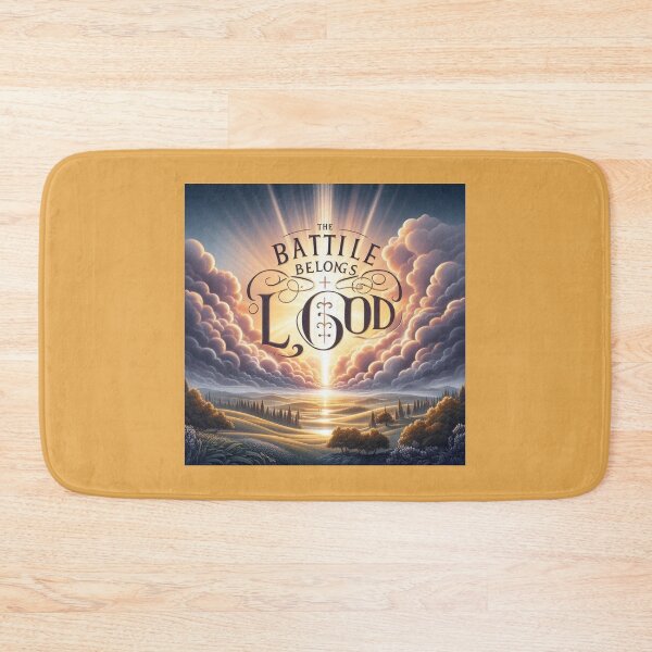 Item preview, The Battle Belongs to the Lord    designed and sold by PaintMeWorld.