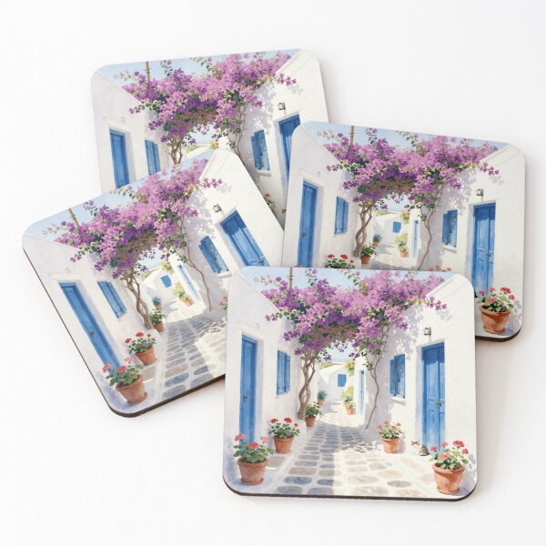 Item preview, Bougainvillea Lane in the Greek Isles designed and sold by Ioanna-Studio.