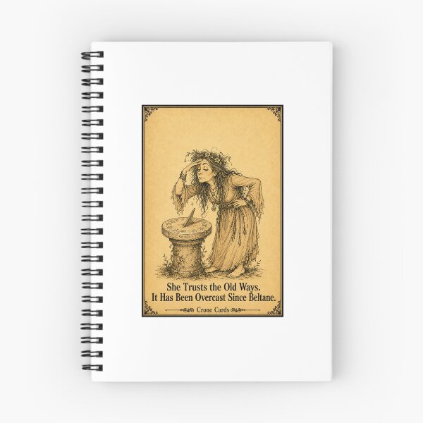 Item preview, Crone Cards — She Trusts the Old Ways. It Has Been Overcast Since Beltane. designed and sold by Kay Mhor Studio.