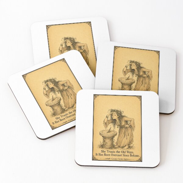 Item preview, Crone Cards — She Trusts the Old Ways. It Has Been Overcast Since Beltane. designed and sold by Kay Mhor Studio.