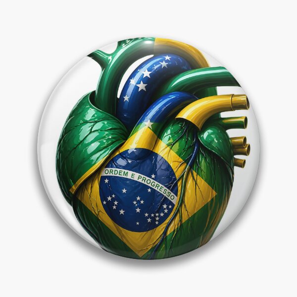 Item preview, Brazil Inspired Football Crest – Green and Gold Championship Badge designed and sold by aminesez22.