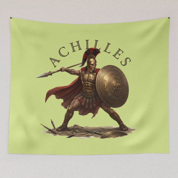 Item preview, Achilles Legendary Greek Hero Warrior designed and sold by Utopian-Magic.