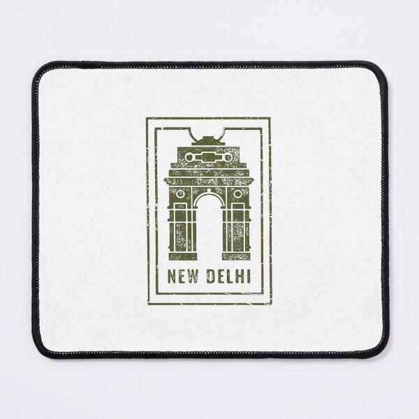 Item preview, Vintage New Delhi Travel Stamp designed and sold by RickTShop.