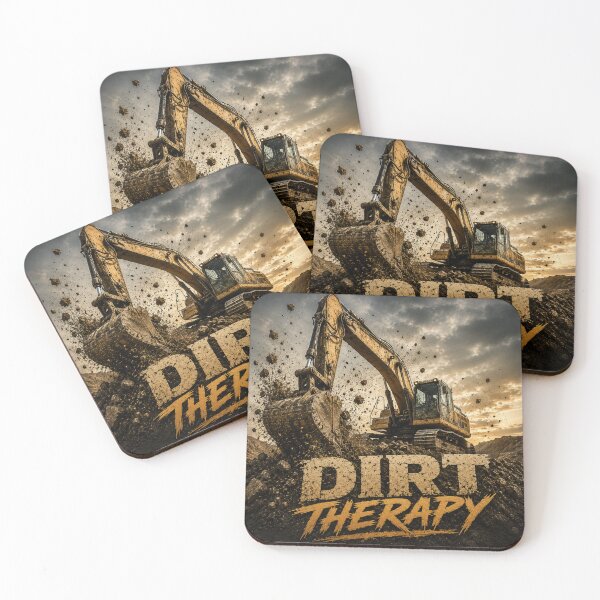 Item preview, Dirty Therapy Excavator Operator Heavy Equipment Design designed and sold by kakmi-art.