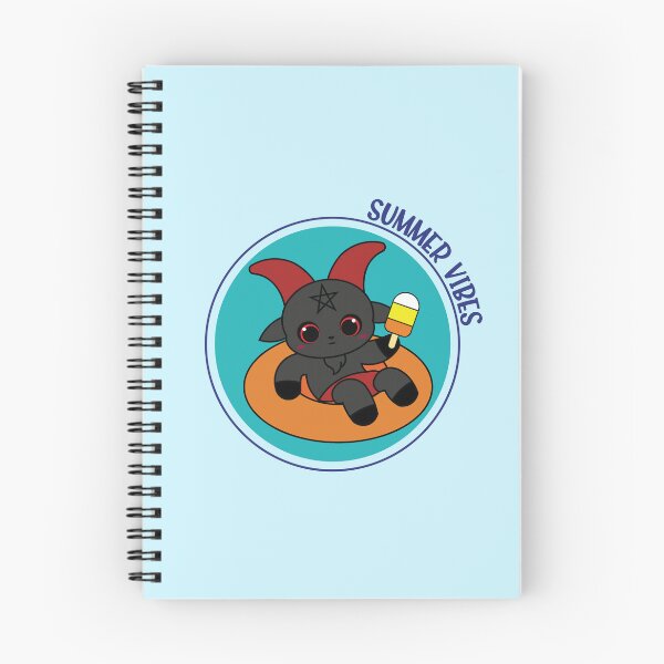 Item preview, Summer Vibes Baphomet Pool Float – Kawaii Spooky Cute Summer Design designed and sold by Hallowed Artistry.