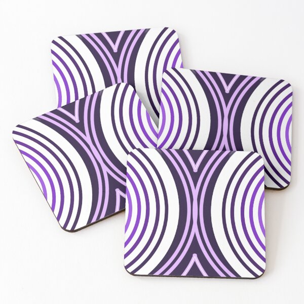 Item preview, Purple Geometric Concentric Circle Pattern with Symmetrical Abstract Design designed and sold by Jaime Pharr.