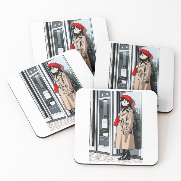 Item preview, Fashion - elegance woman beige trench designed and sold by AnimeShin.