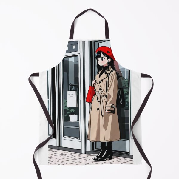 Item preview, Fashion - elegance woman beige trench designed and sold by AnimeShin.