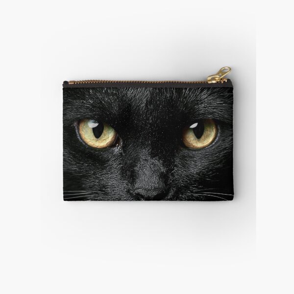 Item preview, Intense Black Cat Portrait designed and sold by AI-lineDesign.