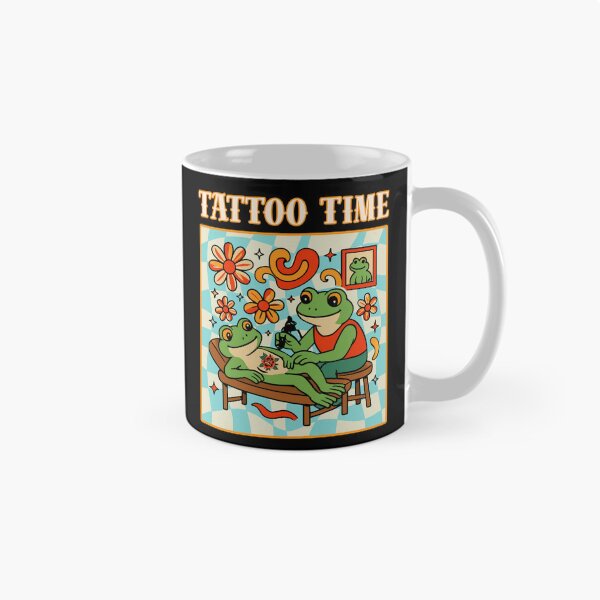 Item preview, Tattoo Time - Groovy Frogs Design designed and sold by tellia-kallisto.