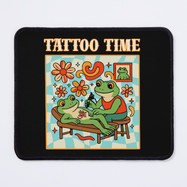 Item preview, Tattoo Time - Groovy Frogs Design designed and sold by tellia-kallisto.