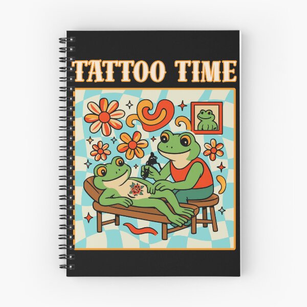 Item preview, Tattoo Time - Groovy Frogs Design designed and sold by tellia-kallisto.