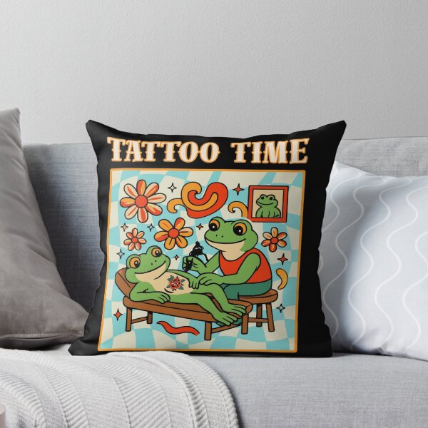 Item preview, Tattoo Time - Groovy Frogs Design designed and sold by tellia-kallisto.