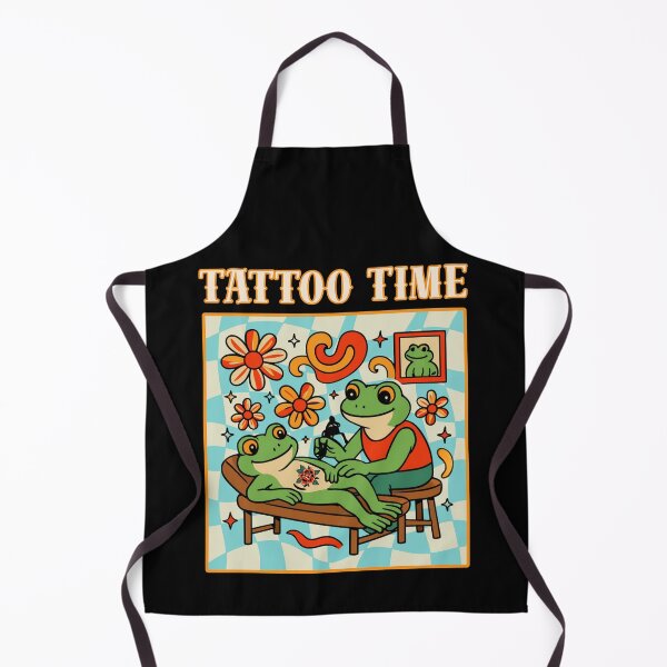 Item preview, Tattoo Time - Groovy Frogs Design designed and sold by tellia-kallisto.