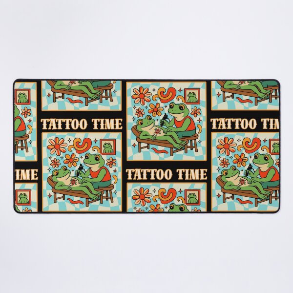 Item preview, Tattoo Time - Groovy Frogs Design designed and sold by tellia-kallisto.