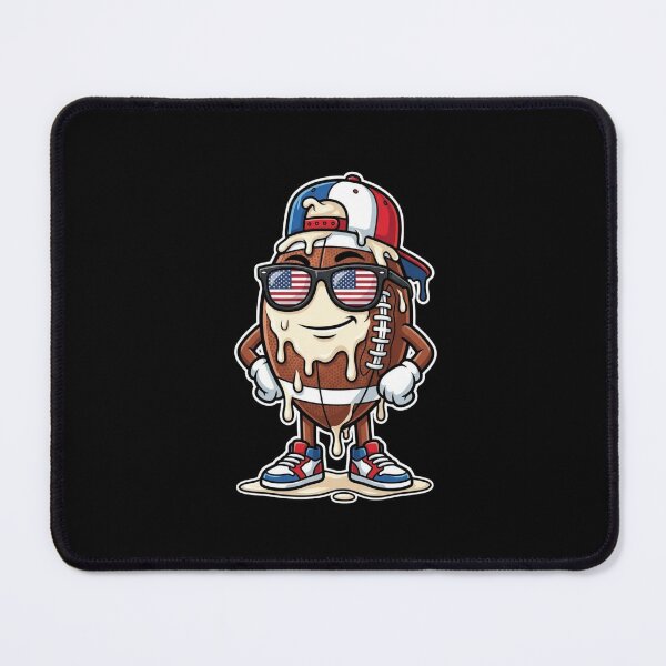 Item preview, Patriotic Baseball Ice Cream Drip USA Flag 4th of July Mascot Cream Boys 4th of July American Sport designed and sold by bilal sibgui.