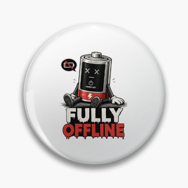 Item preview, Fully Offline Shirt – No Social Mode Tee designed and sold by DesignTeamHub.