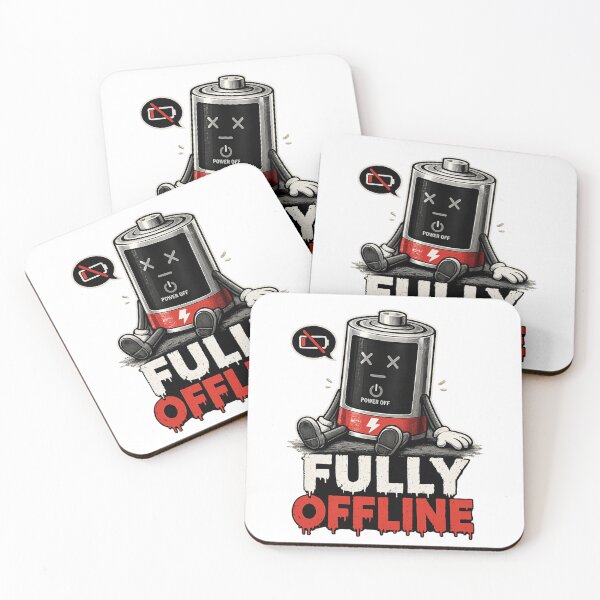 Item preview, Fully Offline Shirt – No Social Mode Tee designed and sold by DesignTeamHub.