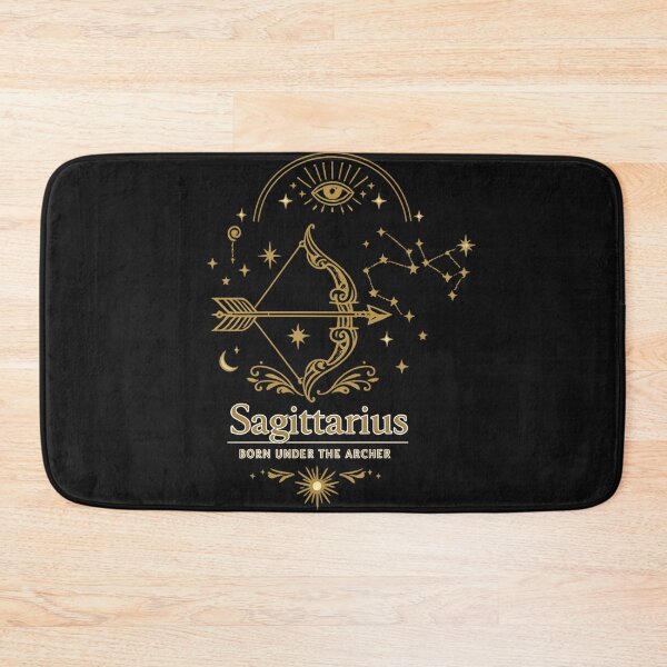 Item preview, Sagittarius Zodiac Constellation Bow & Arrow | Minimalist Celestial Astrology Art designed and sold by Emoji Emblems.