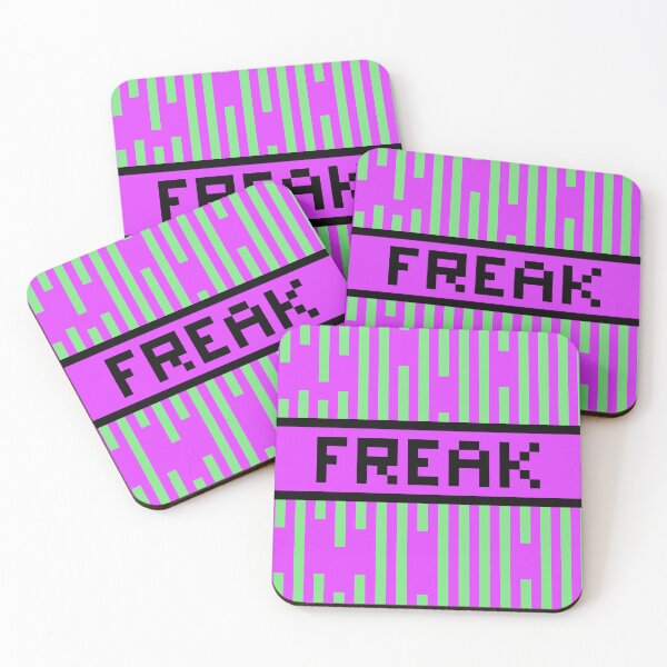 Item preview, FREAK — Pixel Art Word | Retro 8-Bit Two-Tone Typography designed and sold by Mouremandier.