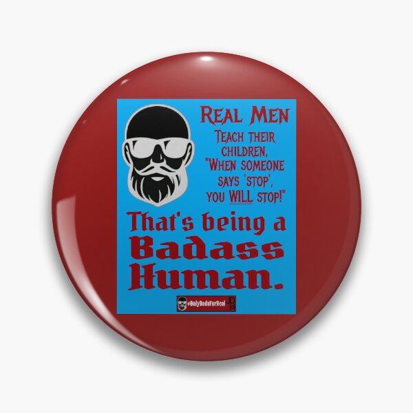 Item preview, Badass Human Consent (Blue) *More Colors Available in Collection designed and sold by OnlyDadsForReal.