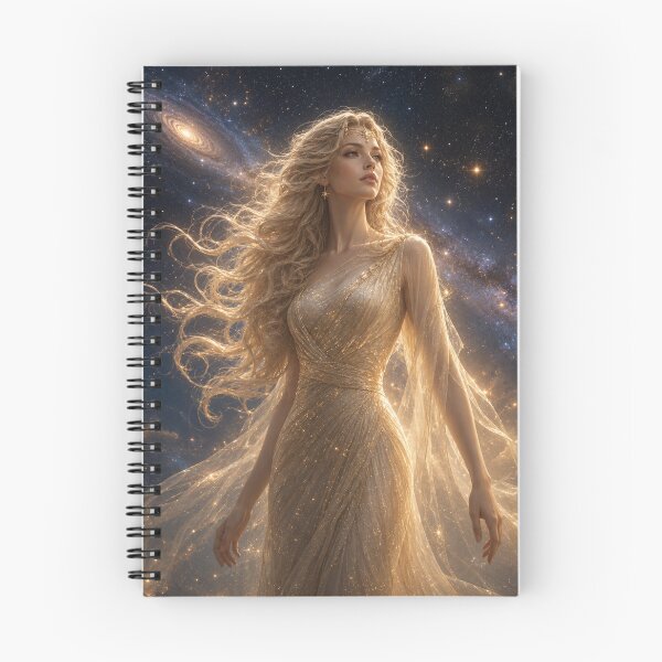 Item preview, Celestial goddess in cosmic splendor designed and sold by thedivinemind.