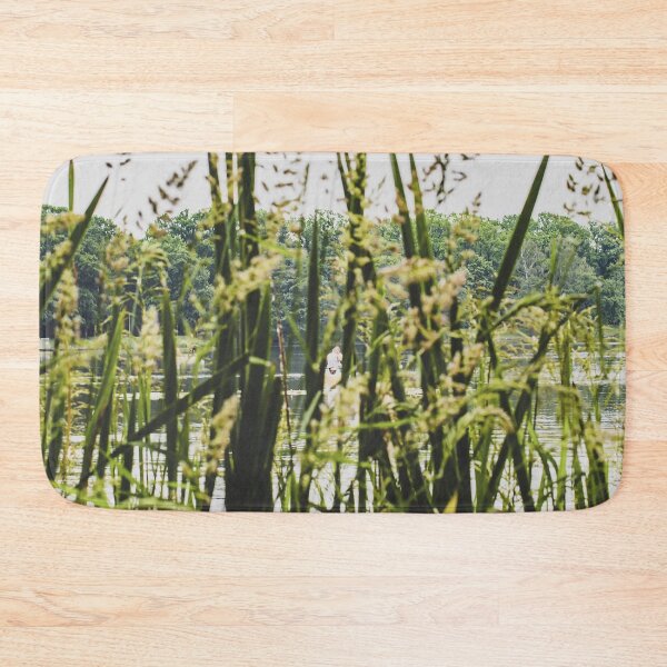 Item preview, Lake Serenity: Summer Nature View Through Reeds designed and sold by Apex_Visuals.