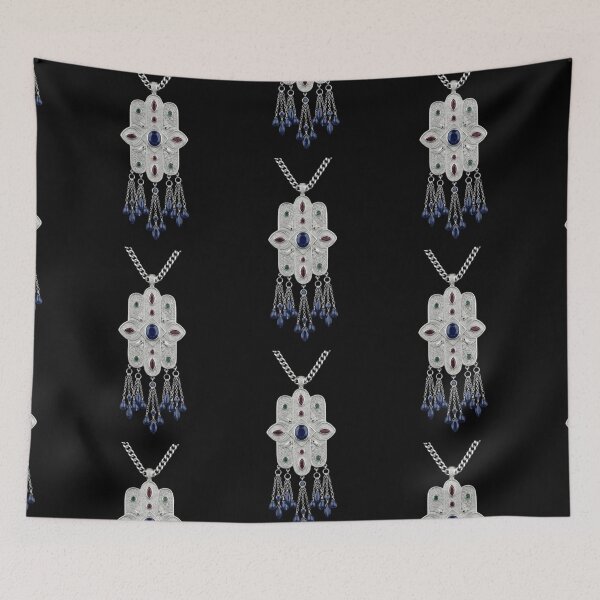 Item preview, Traditional Jewelry Black | North African Heritage Art designed and sold by Rawafi Art Studio.