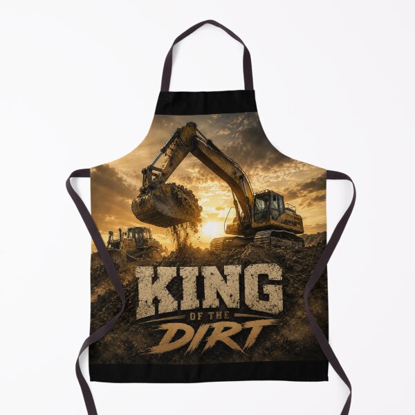 Item preview, King Of The Dirt Excavator Operator Heavy Equipment Design designed and sold by kakmi-art.