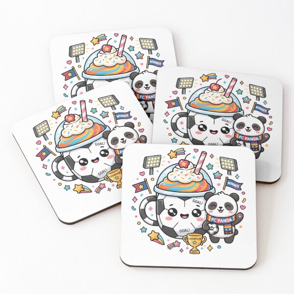 Item preview, Cute Soccer Ball Panda Champion Kawaii Football Fan Sticker designed and sold by M.Store.