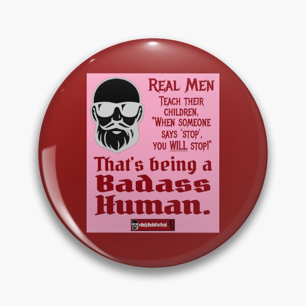 Item preview, Badass Human Consent (Pink) *More Colors Available in Collection designed and sold by OnlyDadsForReal.