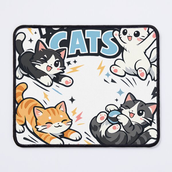 Item preview, Powered By Cats Cute Kawaii Design | Chibi Kitten Energy Graphic designed and sold by mimouna00.