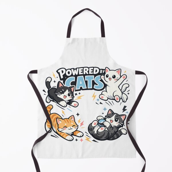 Item preview, Powered By Cats Cute Kawaii Design | Chibi Kitten Energy Graphic designed and sold by mimouna00.