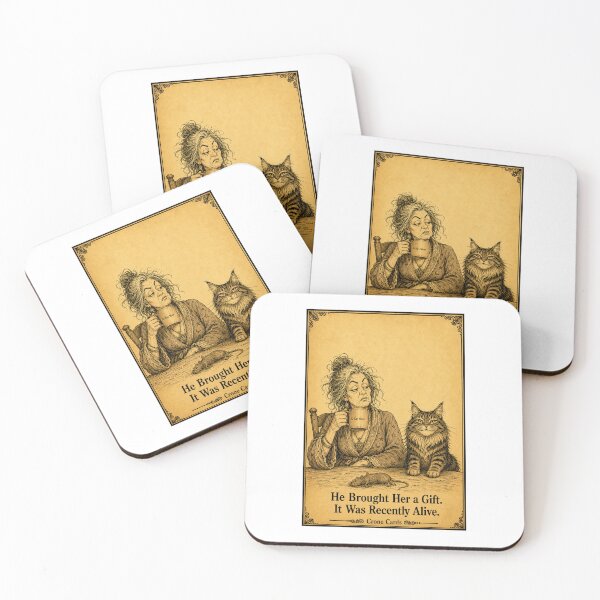 Item preview, Crone Cards — He Brought Her a Gift. It Was Recently Alive. designed and sold by Kay Mhor Studio.