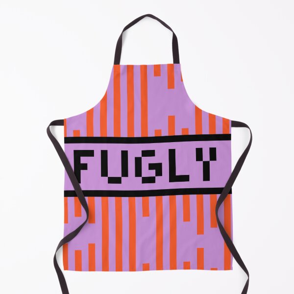 Item preview, FUGLY — Pixel Art Word | Retro 8-Bit Two-Tone Typography designed and sold by Mouremandier.