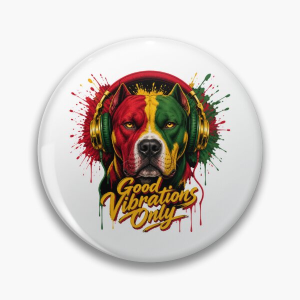 Item preview, Good Vibrations Only - Pitbull  designed and sold by freshwear design.