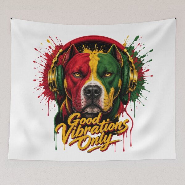 Item preview, Good Vibrations Only - Pitbull  designed and sold by freshwear design.