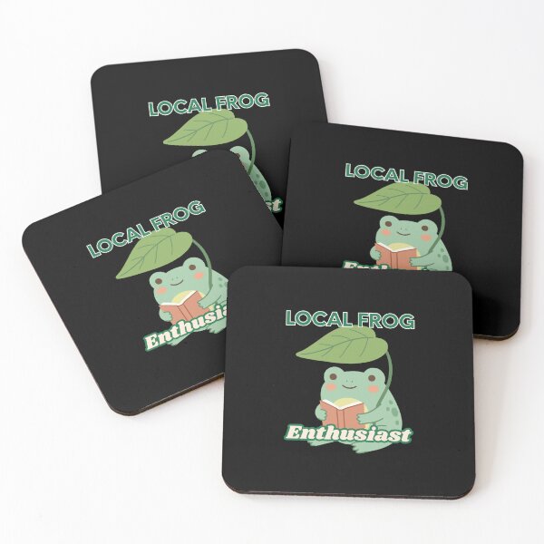Item preview, Local Frog Enthusiast-  woodland cottagecore designed and sold by CAArtistVenusJ.