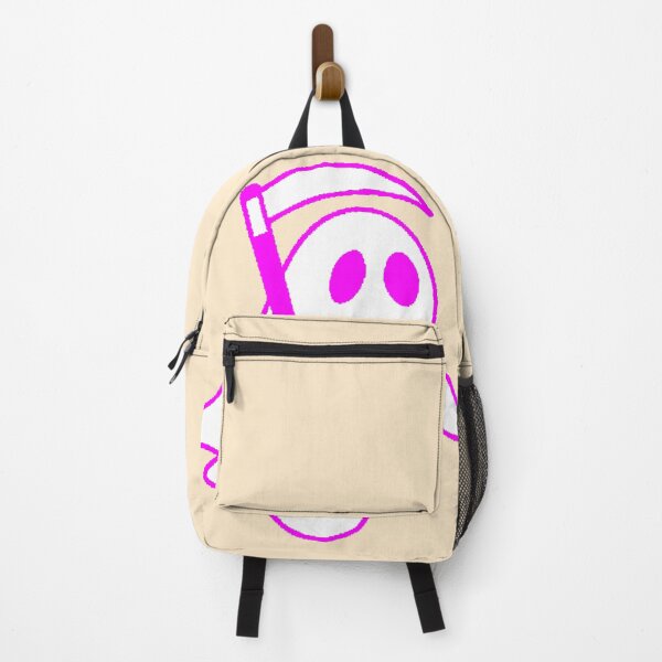 Item preview, Cute Neon Ghost Grim Reaper Pink Aesthetic Sticker designed and sold by AstronautMerch.