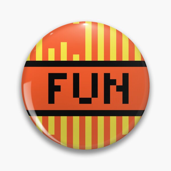 Item preview, FUN — Pixel Art Word | Retro 8-Bit Two-Tone Typography designed and sold by Mouremandier.