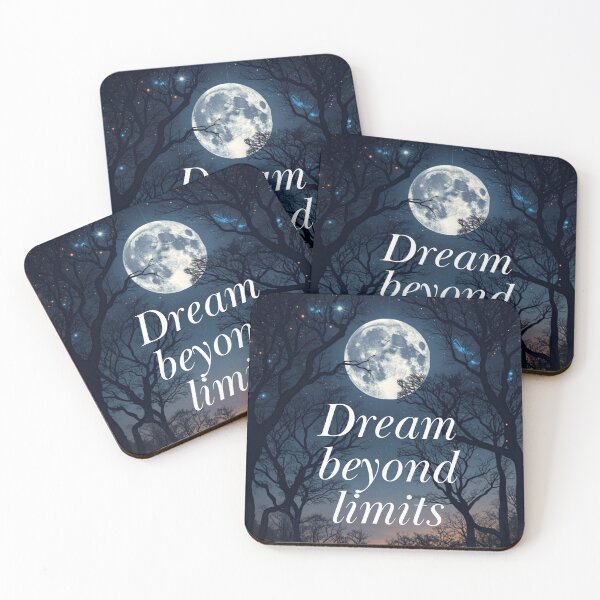 Item preview, Dream Beyond Limits Moon and Forest Inspirational T-shirt Phone Cases designed and sold by rafmv.
