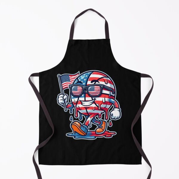 Item preview, 4th of July Funny Golf Ice Cream Drip USA Flag Patriotic Mascot  designed and sold by bilal sibgui.