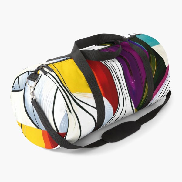 Item preview, Kitchen Garden in Abstract Color - Garlic and Onions Alive with Bold Curves and Vibrant Energy designed and sold by OlfactoART Studio.