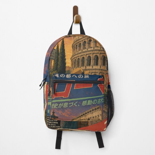 Item preview, Rome Colosseum Retro Anime Travel Poster | Vintage 80s Japanese Wall Art designed and sold by ElartedeNoel.
