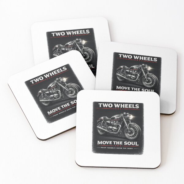 Item preview, Two Wheels Move The Soul Premium Motorcycle Rider Design designed and sold by Globivara Studio.