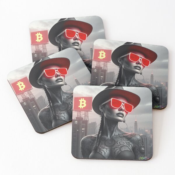 Item preview, Bitcoin Elite Enforcer – Futuristic Crypto Commander Artwork designed and sold by Benito Del Ray.