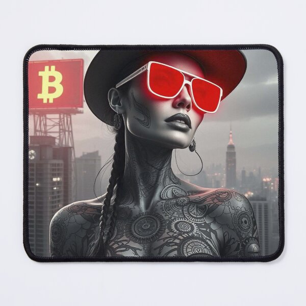 Item preview, Bitcoin Elite Enforcer – Futuristic Crypto Commander Artwork designed and sold by Benito Del Ray.