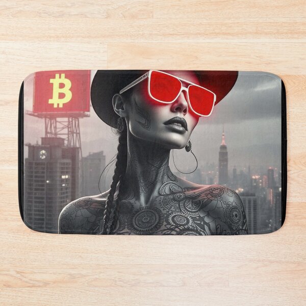 Item preview, Bitcoin Elite Enforcer – Futuristic Crypto Commander Artwork designed and sold by Benito Del Ray.