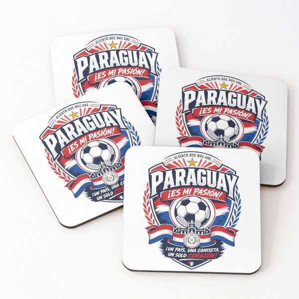 Item preview, Paraguay Football Fans Emblem — Red, White & Blue Vector Badge Design designed and sold by Jandedan.