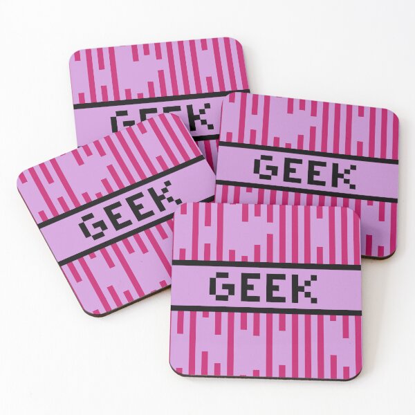 Item preview, GEEK — Pixel Art Word | Retro 8-Bit Two-Tone Typography designed and sold by Mouremandier.